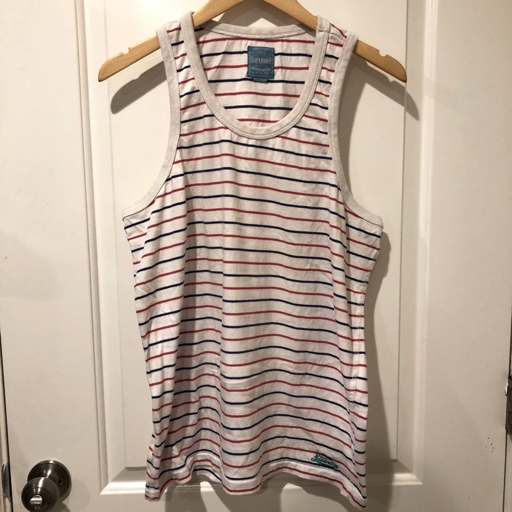 Superdry stripe tank top